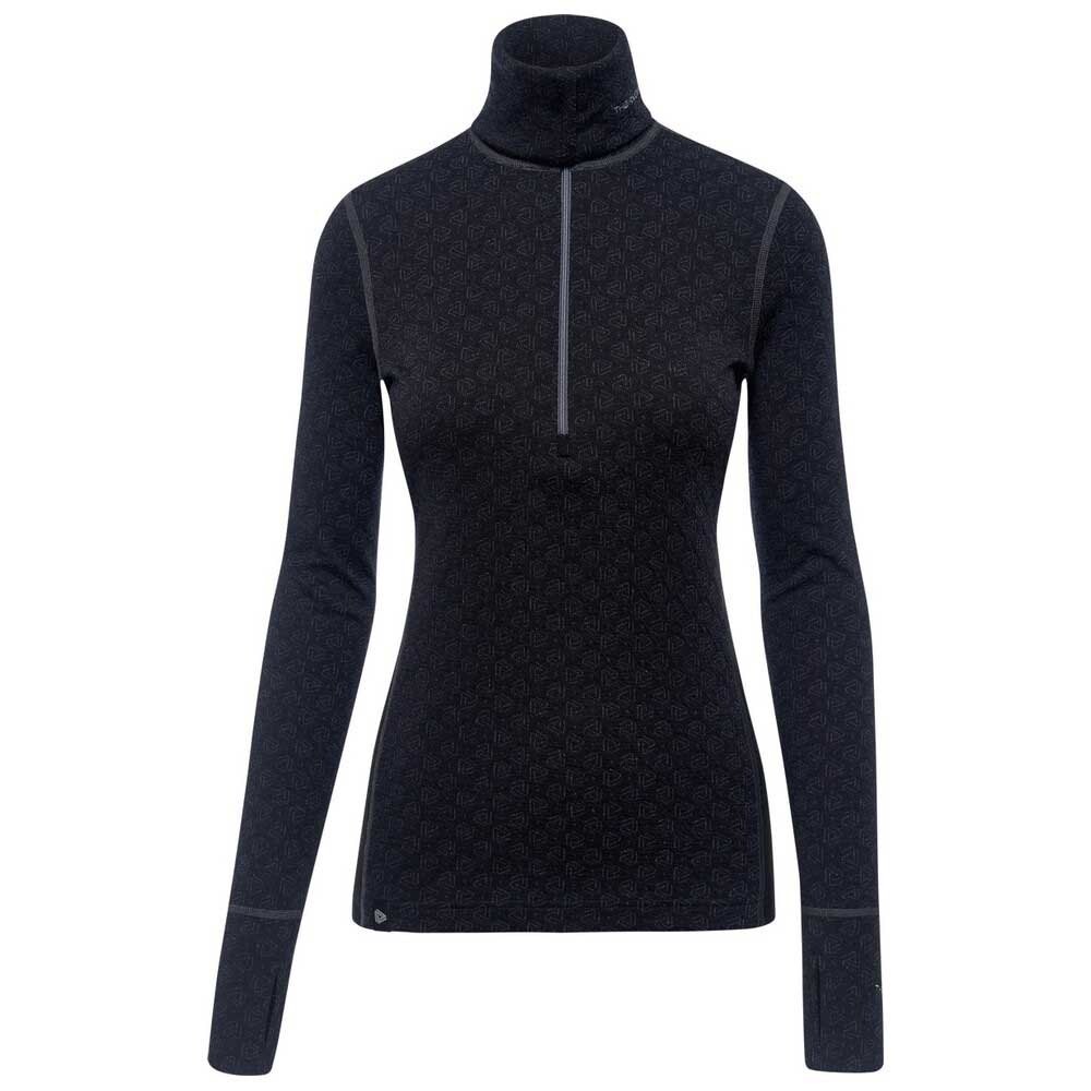 

Базовый слой с длинным рукавом Thermowave Merino Xtreme Turtle Neck, черный