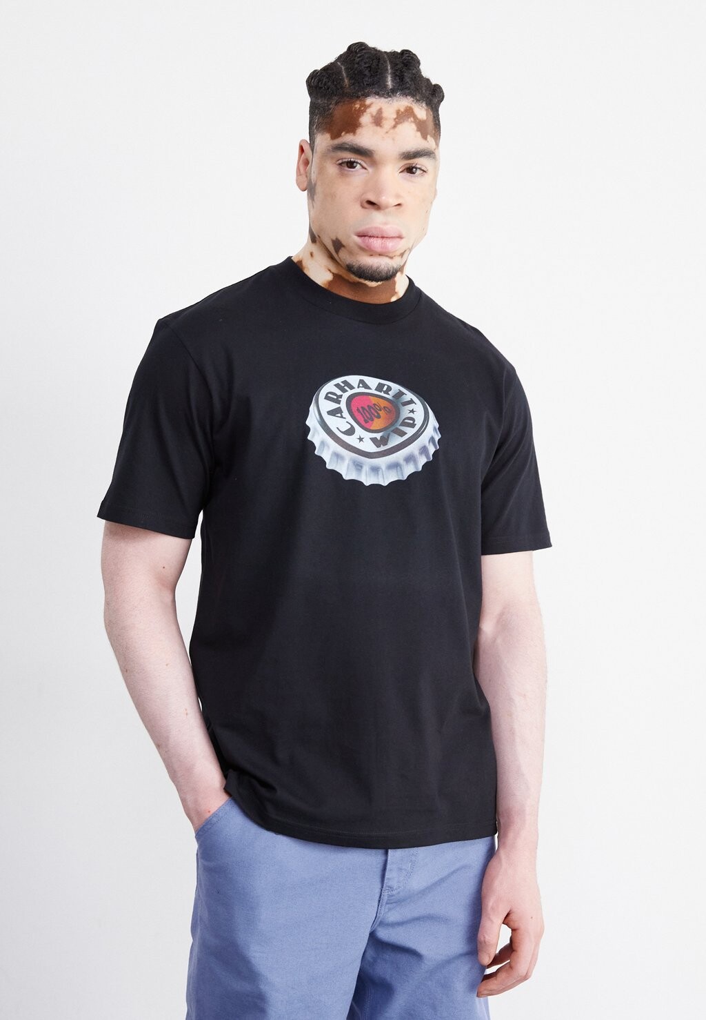 

Футболка с принтом Bottle Cap Carhartt WIP, черный