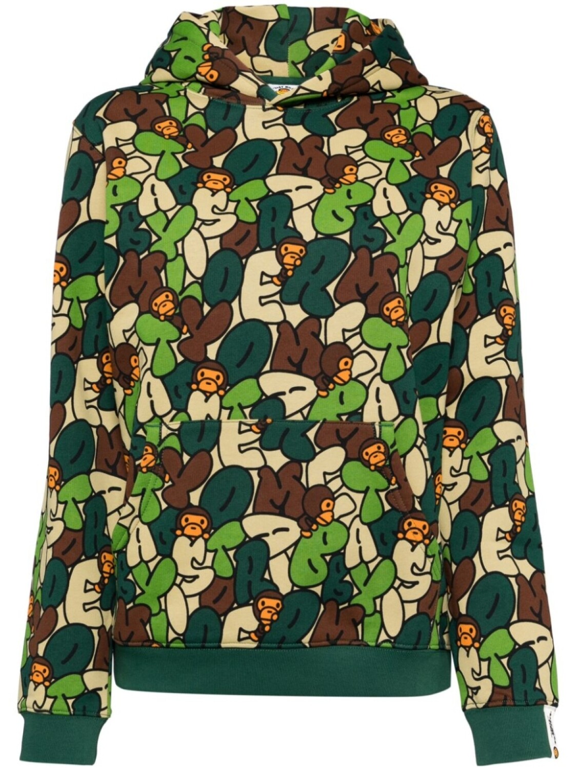 

*BABY MILO STORE BY *A BATHING APE худи с графичным принтом, зеленый