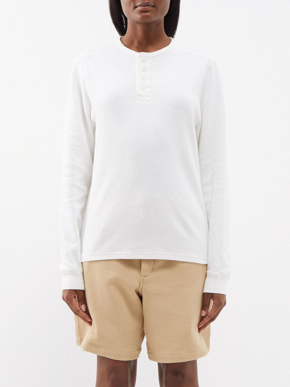 

Хлопковый топ dakota henley Fortela, белый