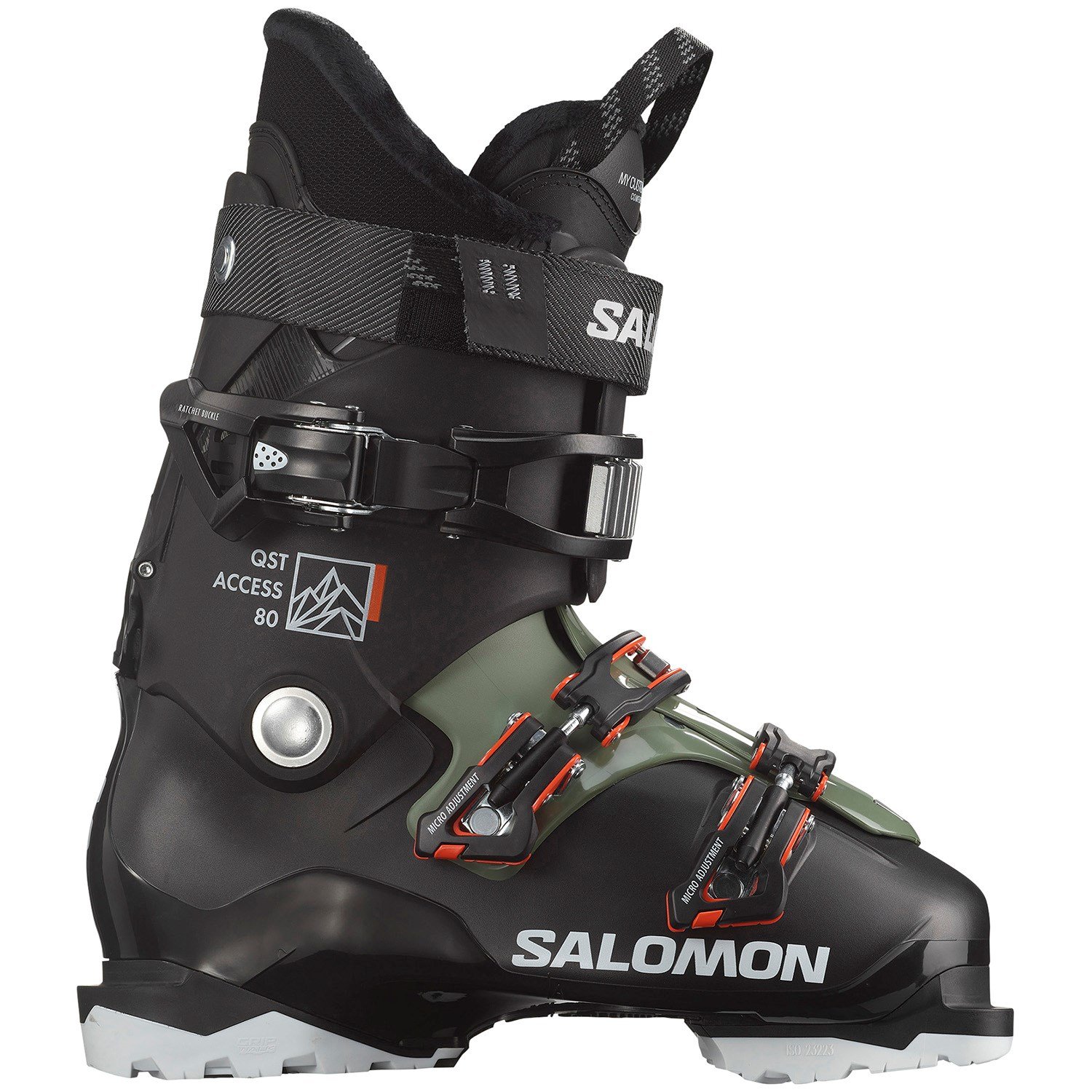 цена Лыжные ботинки Salomon QST Access 80 2024, черный