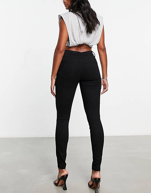 

Черные джинсы скинни ASOS DESIGN