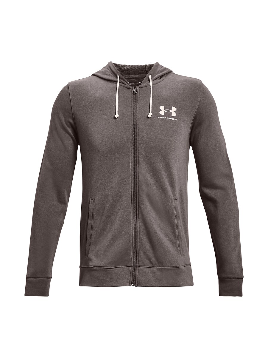 

Спортивная толстовка UNDER ARMOUR Athletic Zip-Up Hoodie Rival, цвет mottled brown