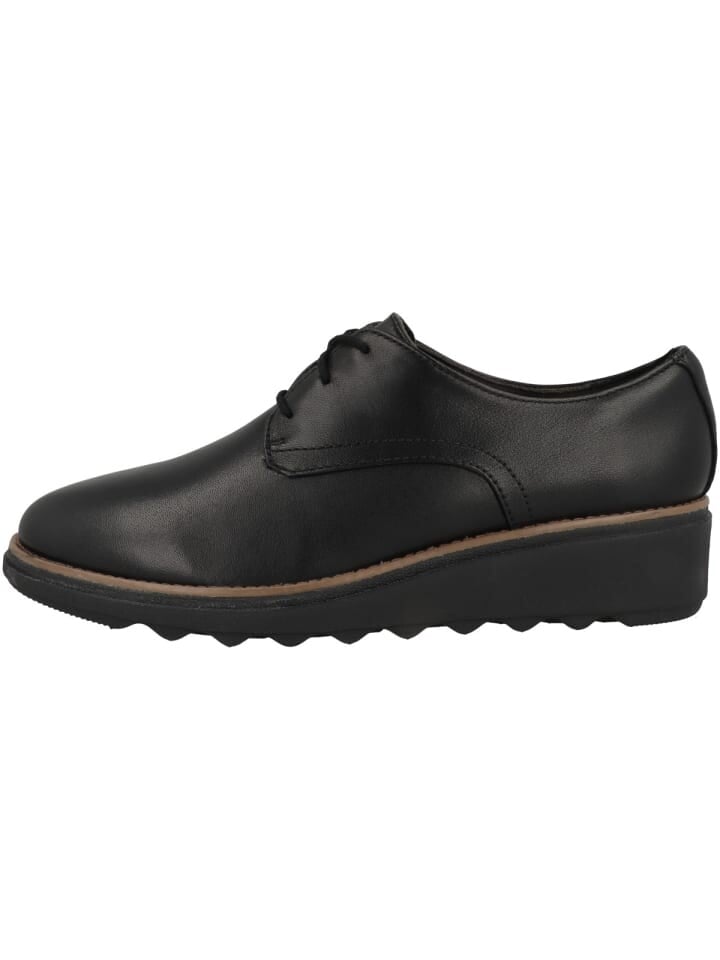 

Элегантные туфли на шнуровке Clarks Sharon Rae, черный