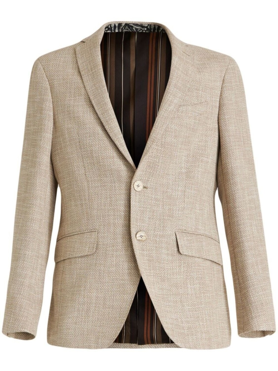 

ETRO single-breasted tailored blazer, нейтральный цвет