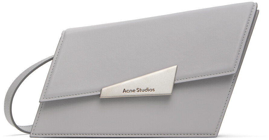 

Серая сумка с микроискажением Acne Studios