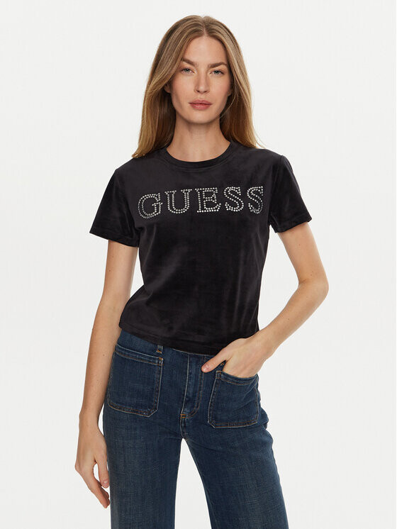 

Футболка стандартного кроя Guess, черный