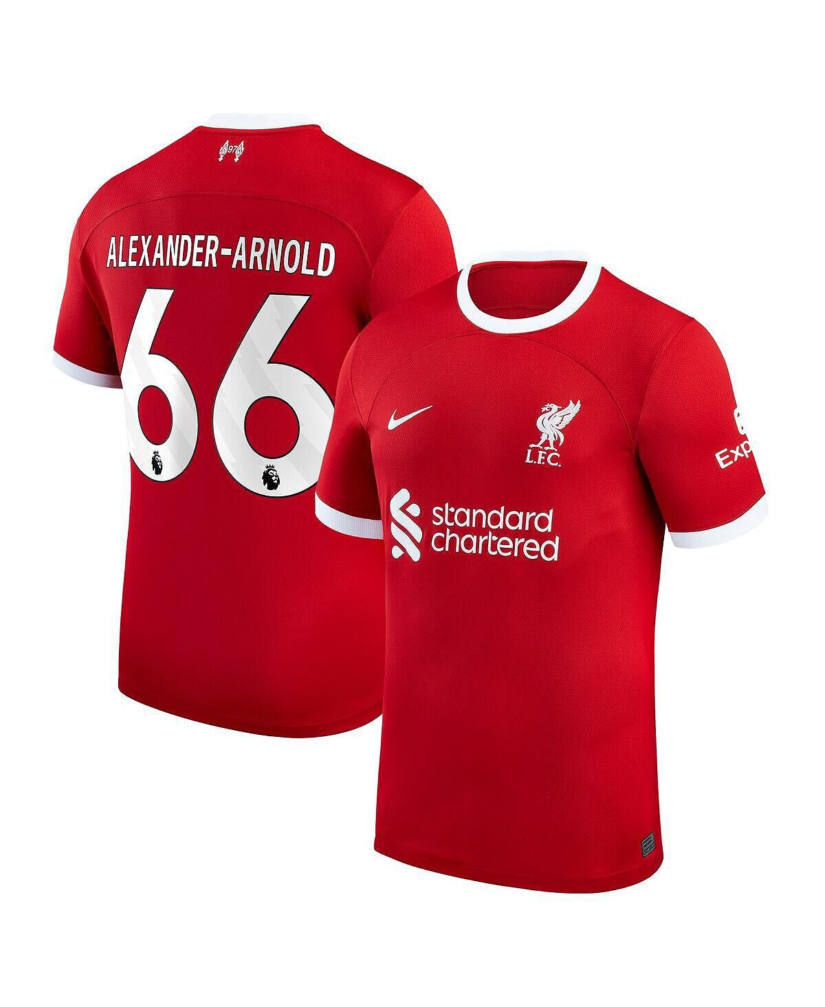 

Мужская футболка Trent Alexander-Arnold Red Liverpool 2023/24, домашняя реплика игрока Nike