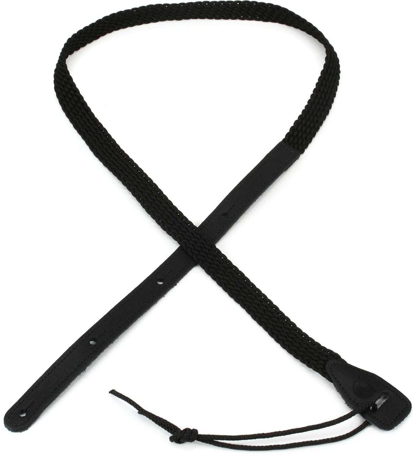 

D'Addario 10MB01 Плетеный ремешок-мандолина 1 дюйм - черный