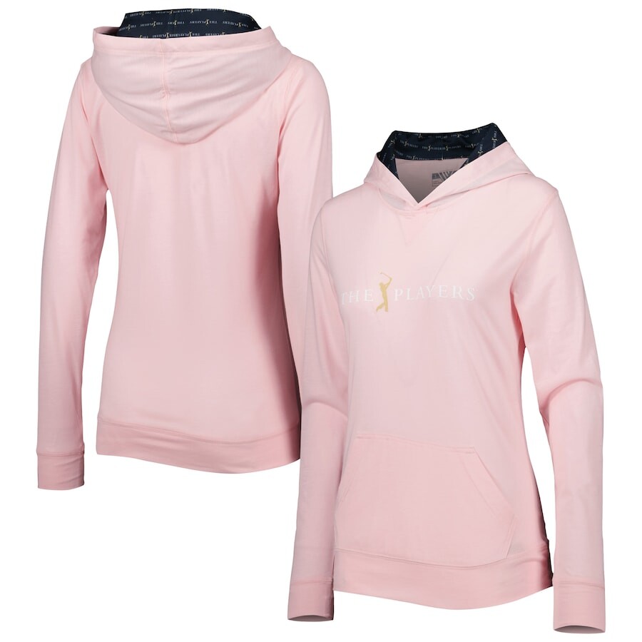 

Пуловер с капюшоном Levelwear The Players, розовый