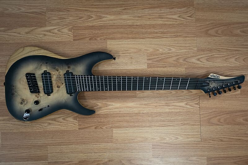 

Электрогитара 2023 Schecter Reaper-7 Multiscale in Satin Charcoal Burst