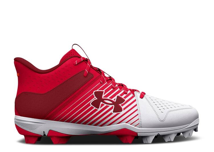 Кроссовки Under Armour LEADOFF MID RM 'RED WHITE', красный