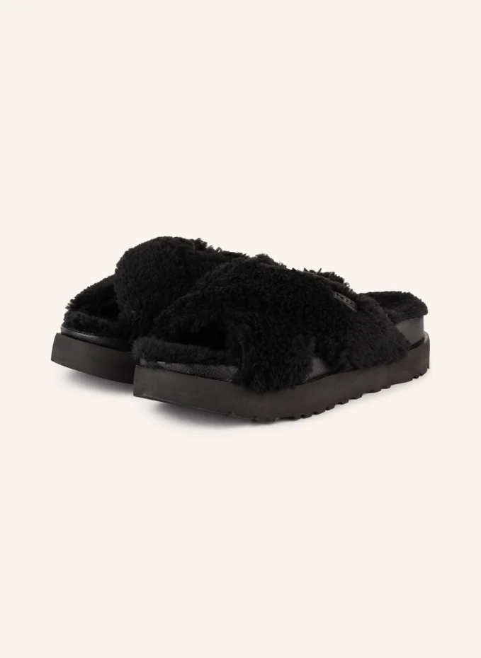 

Мюли fuzz sugar Ugg, черный