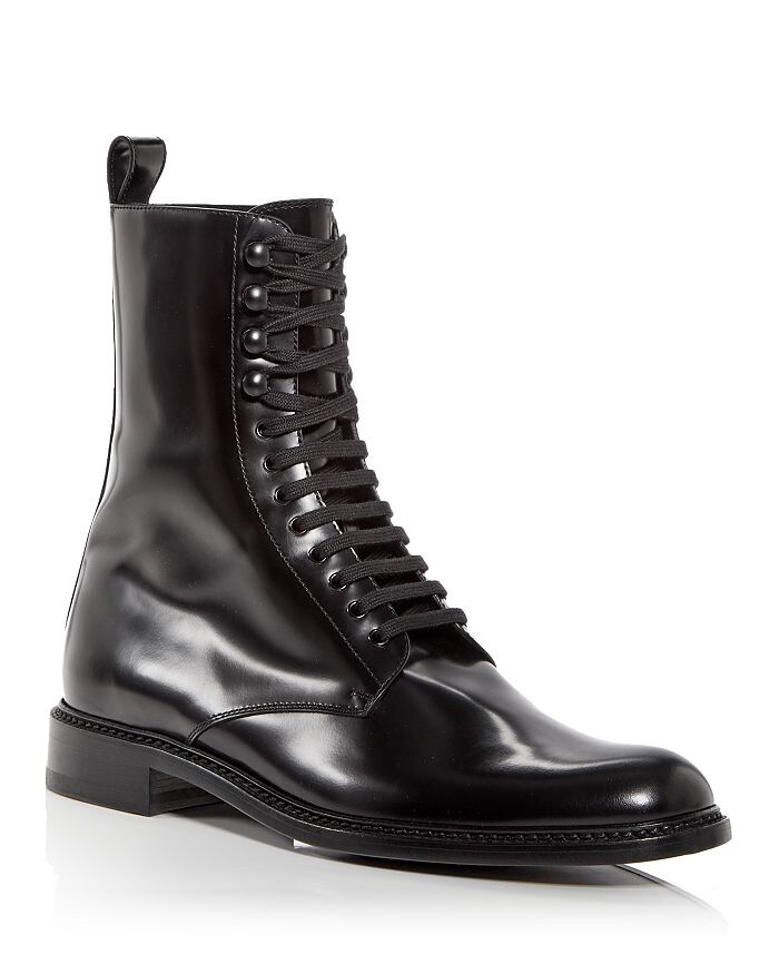 

Мужские армейские армейские ботинки Saint Laurent