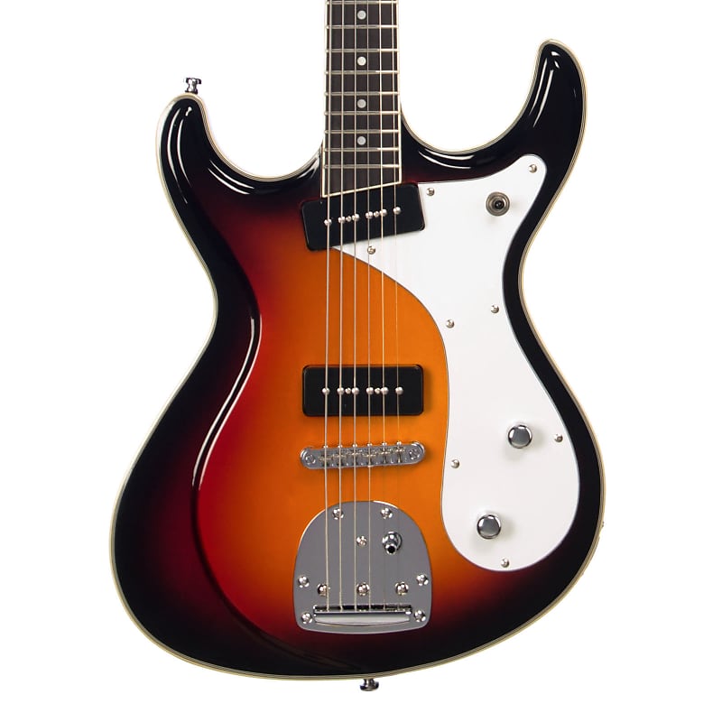 Электрогитара Eastwood Guitars Sidejack Baritone DLX - Sunburst - Deluxe Mosrite-inspired Offset Electric Guitar - NEW!