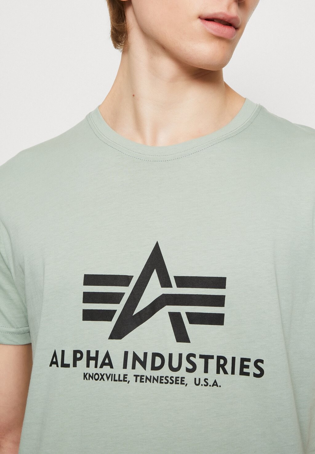 Альфа принт уральская ул 1 фото Футболка с принтом Alpha Industries, светло-зеленый - купить с доставкой из-за р