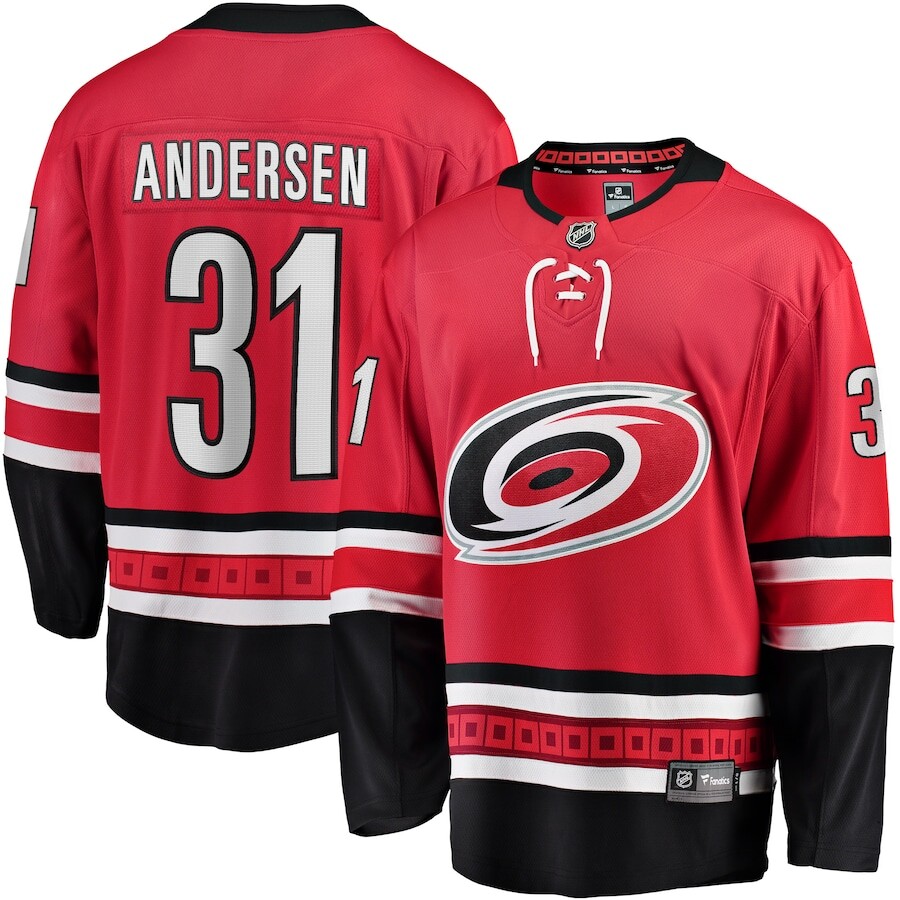 

Джерси Fanatics Branded Carolina Hurricanes, красный
