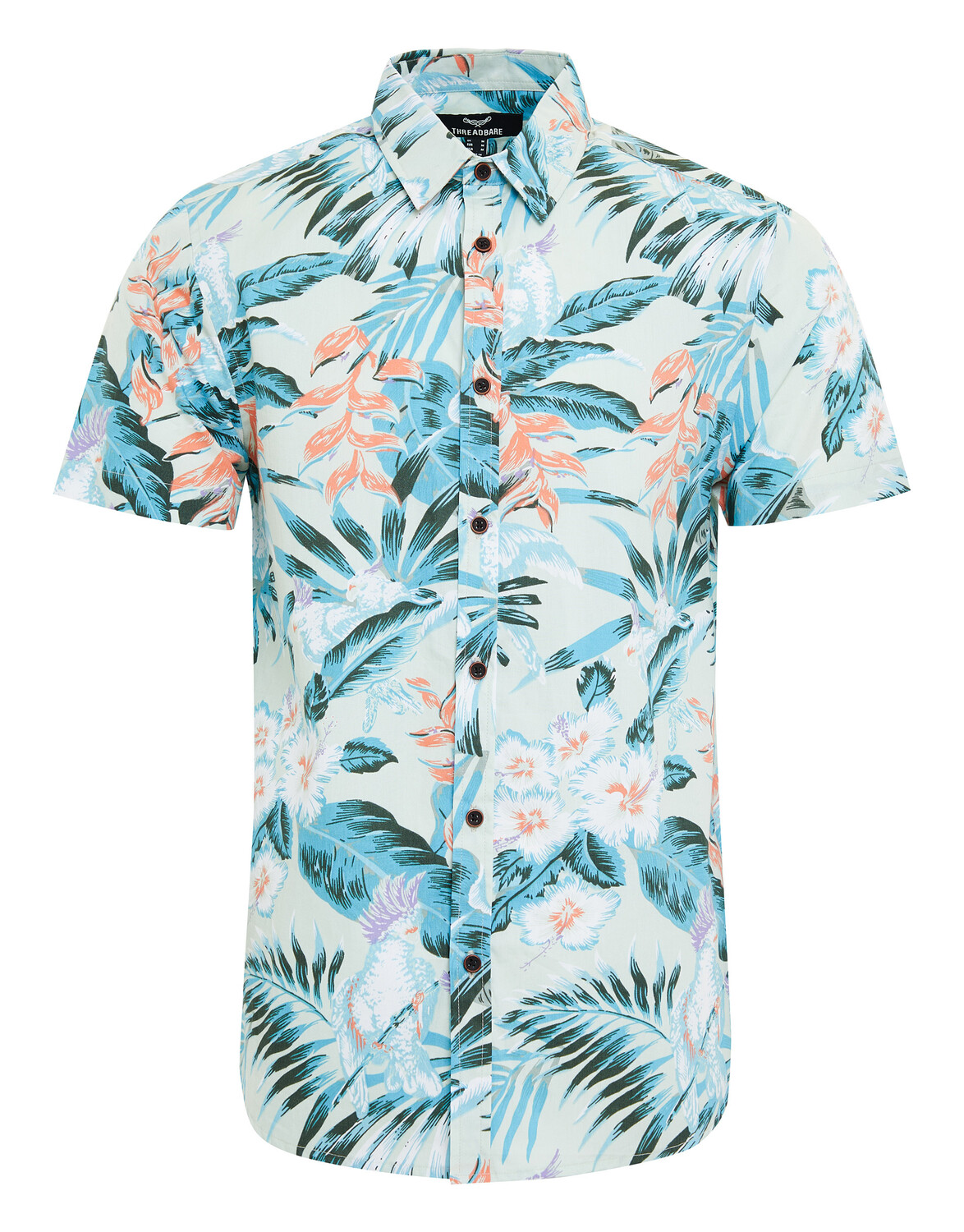 

Рубашка Threadbare Hawaii THBTropical, зеленый