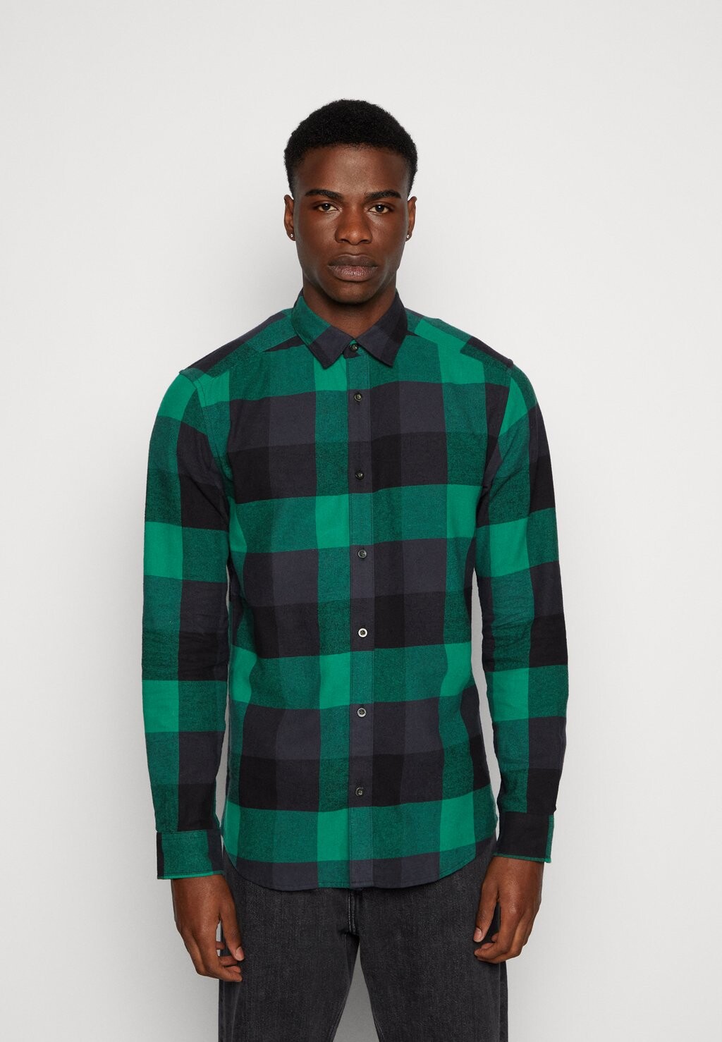 

Рубашка ONSGUDMUND LIFE LS 3T CHECK NOOS Only & Sons, зелёный