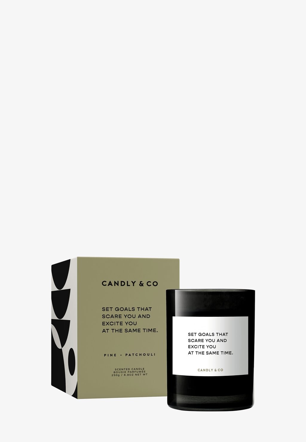 

Ароматическая свеча Candle No.4 Set Goals That Scare You And Excite You At The Same Candly & Co