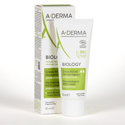 A-Derma Biology Насыщенный увлажняющий крем 40 мл, Pierre Fabre Dermo Kosmetik a derma крем hydralba uv насыщенный увлажняющий 40 мл