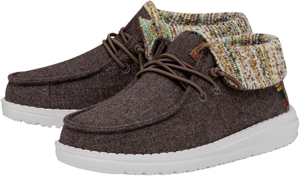 

Ботинки Wendy Fold Felted Cozy Hey Dude, коричневый