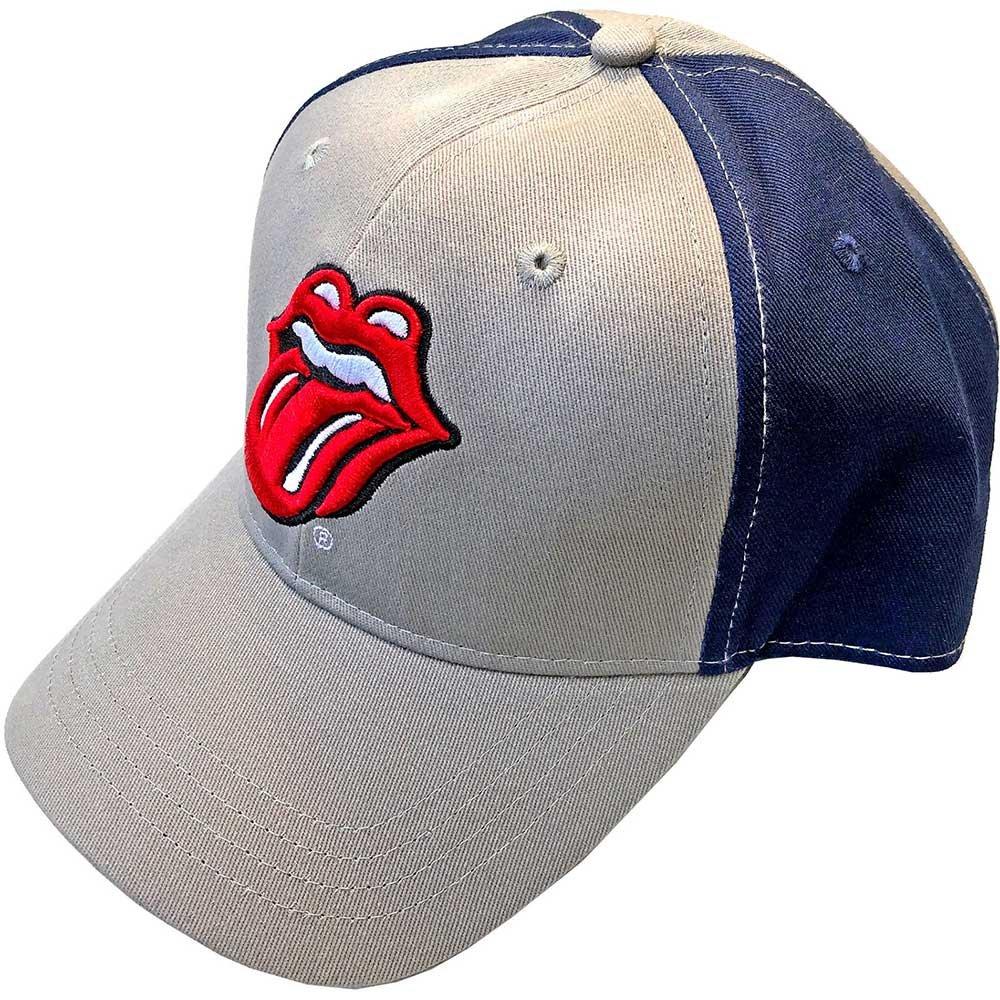 Классическая бейсболка Snapback с язычком Rolling Stones, серый бейсболка с сеткой street caps 400 6 2 091 002c шестипанельная двухцветная хлопковая с загнутым one size