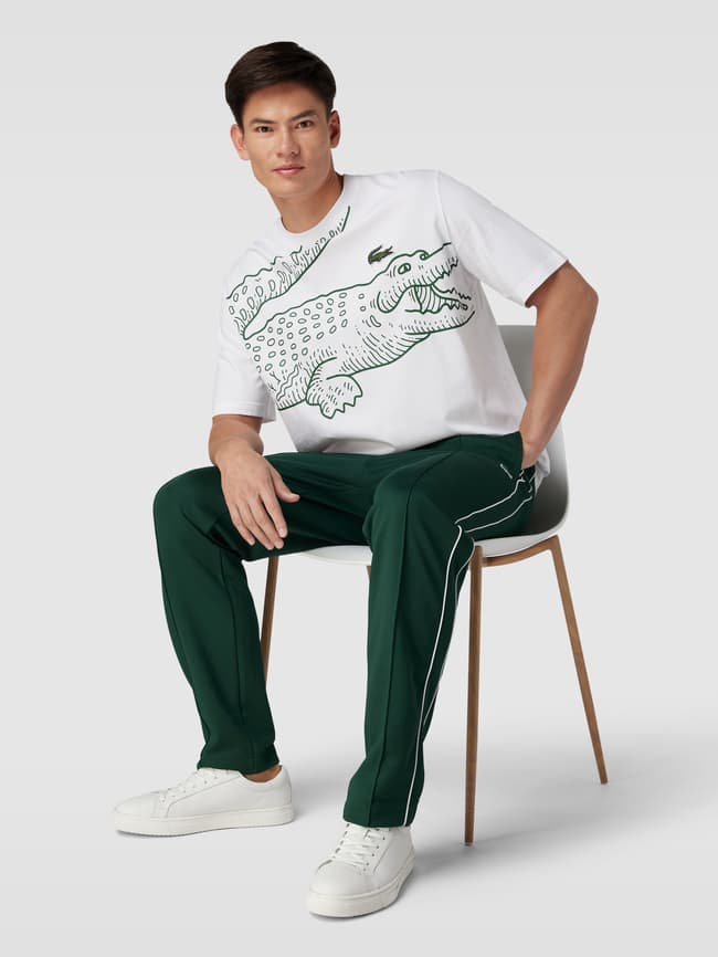 Спортивные брюки с этикеткой Lacoste, зеленый