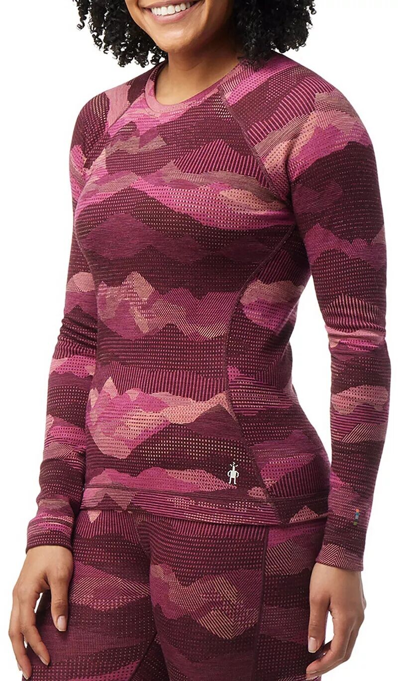 

Женский рубашка с круглым вырезом Smartwool Merino 250 с узором