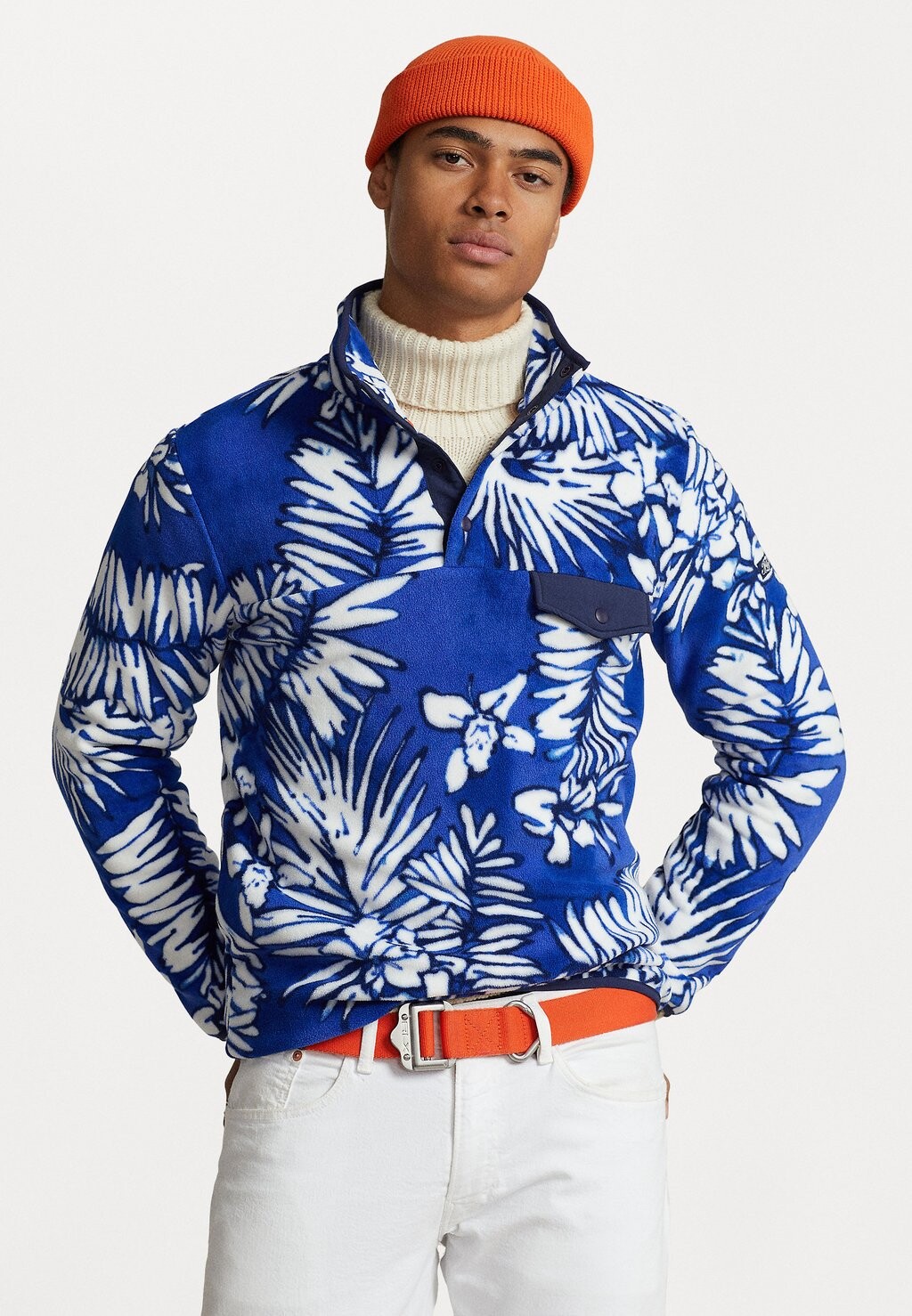 

Флисовая толстовка LONG SLEEVE Polo Ralph Lauren, синий, разноцветный