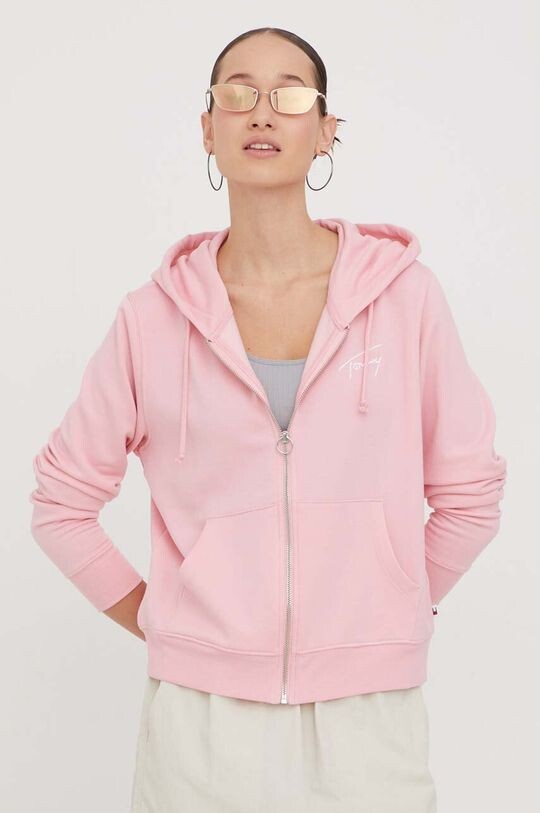 

Фуфайка Tommy Jeans, розовый