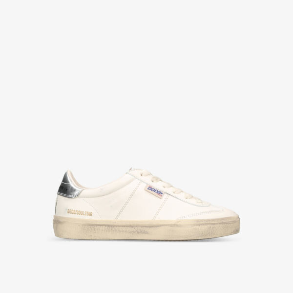 

Женские низкие кеды Soulstar 80185 из потертой кожи Golden Goose, белый