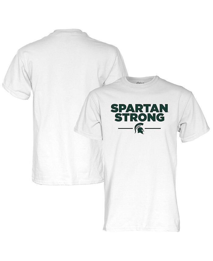 

Мужская белая футболка Michigan State Spartans Spartan Strong Step Ahead, белый