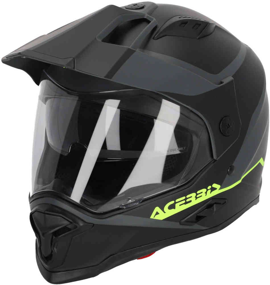 цена Реактивный шлем Acerbis, черный/серый