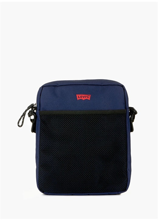 Темно-синий мужской рюкзак через плечо с двумя ремнями Levis мужской рюкзак с двумя плечами черный