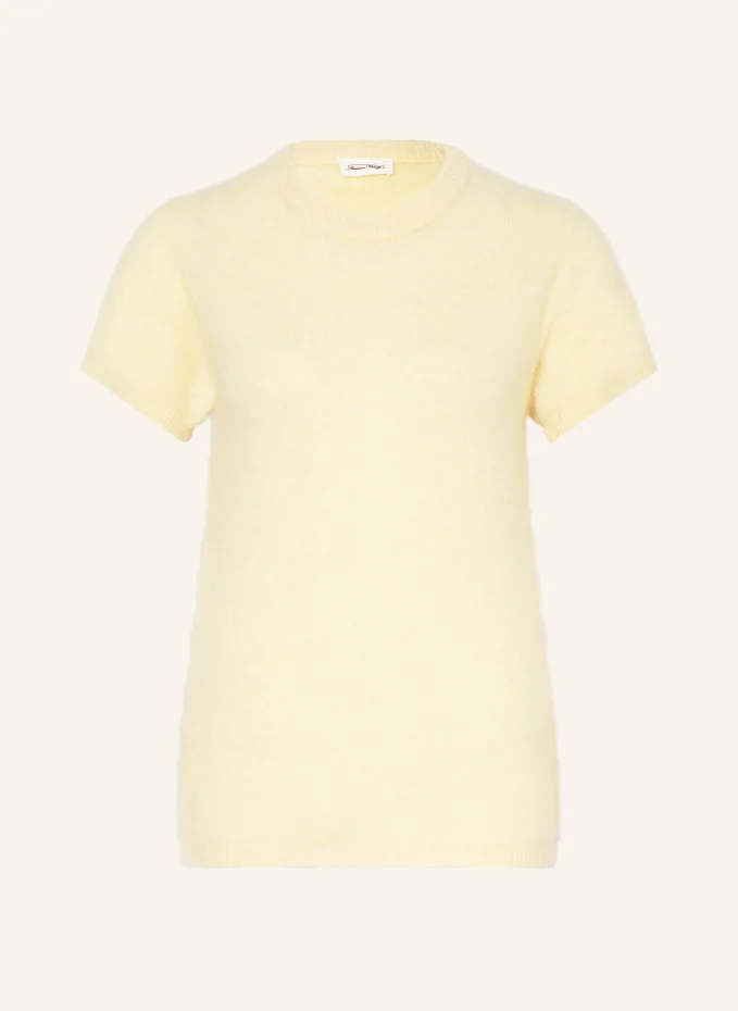 Трикотажная рубашка vittow с альпакой American Vintage, желтый