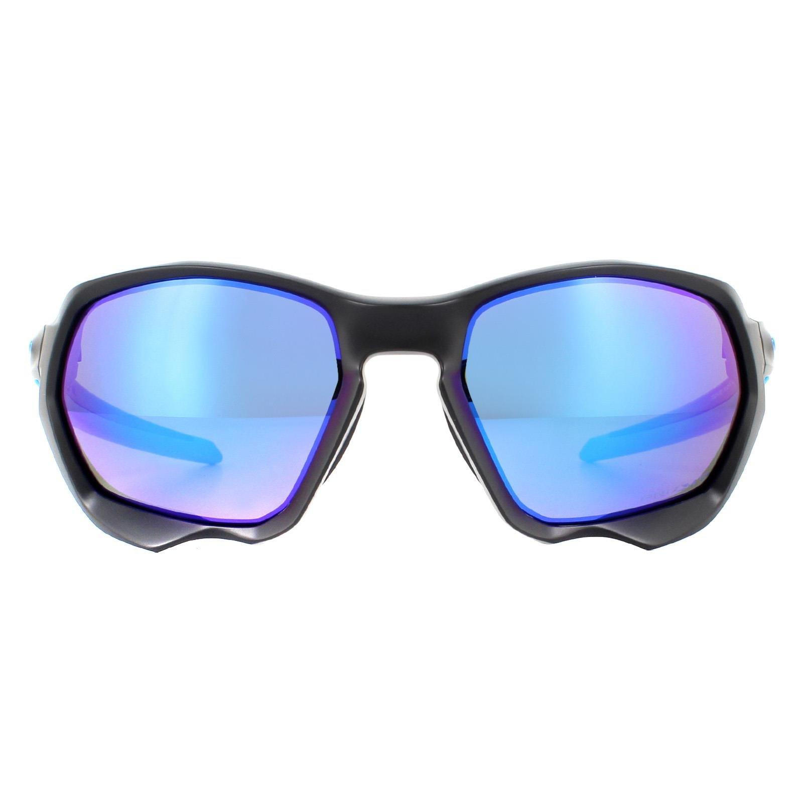 Матовые черные сапфировые поляризованные солнцезащитные очки Prizm с запахом Oakley, черный