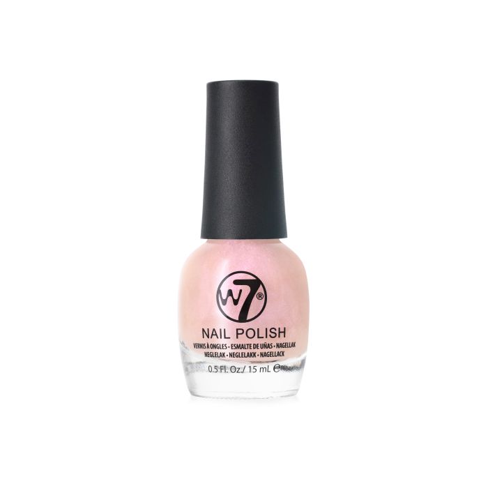 цена Лак для ногтей Esmalte de Uñas Nail Polish W7, 107 Pink Pearl