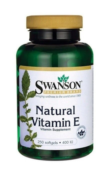 Витамин Е в капсулах Swanson Witamina E 400 j.m., 250 шт