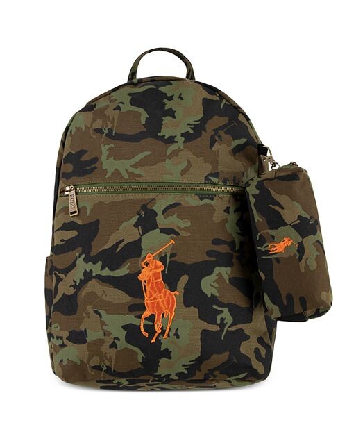 

Холщовый школьный рюкзак поло Polo Ralph Lauren, цвет Green