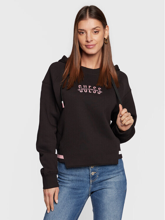 

Толстовка свободного кроя Guess, черный