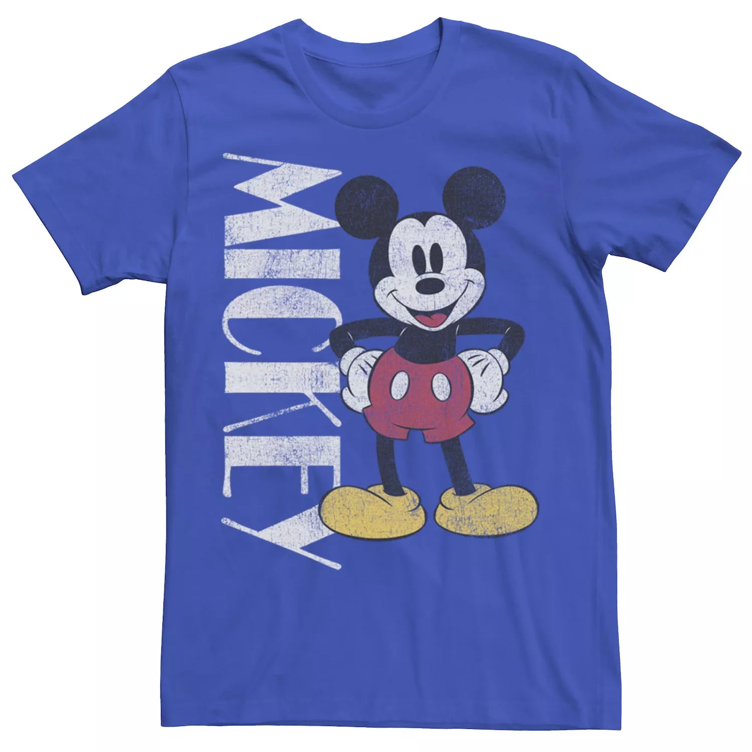 Мужская футболка Disney Mickey And Friends Mickey Vintage Stance Licensed Character мужская футболка disney epic mickey and oswald со вставками licensed character