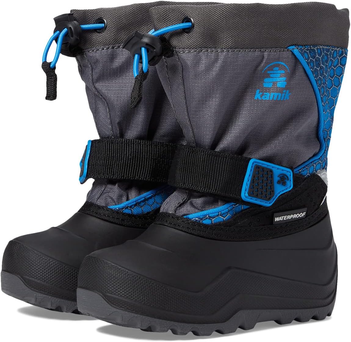 Зимние ботинки Snowfall P Kamik, цвет Charcoal/Blue