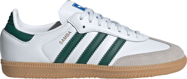 

Кроссовки Samba OG Big Kid 'White Collegiate Green Gum', белый, Серый, Кроссовки Samba OG Big Kid 'White Collegiate Green Gum', белый