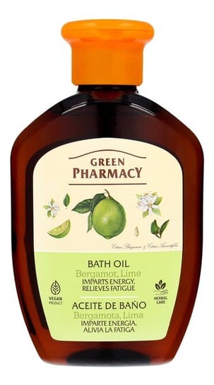 Расслабляющее масло для ванны и душа - Бергамот и лайм, 250 мл Green Pharmacy фотографии