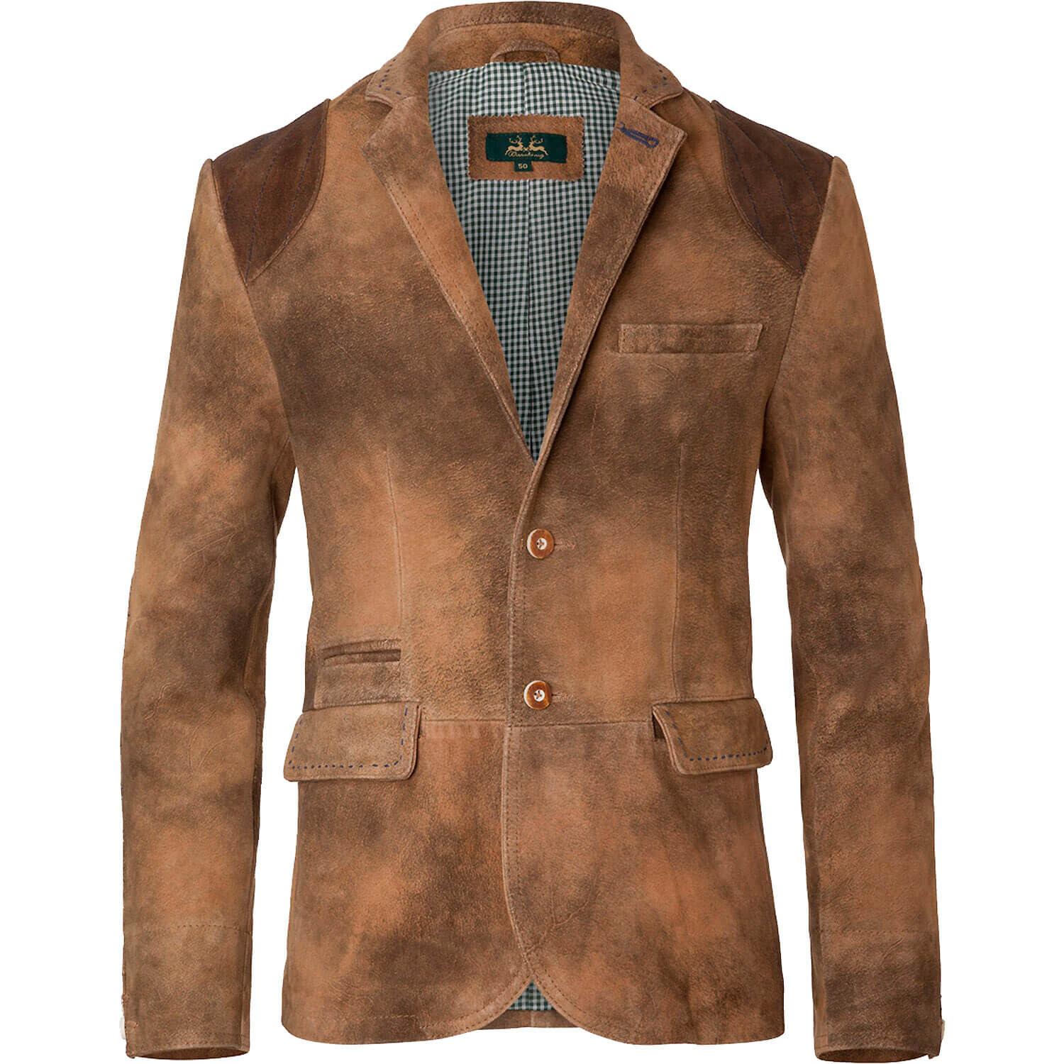 

Кожаная куртка Wiesnkönig Jacke Levi, коричневый