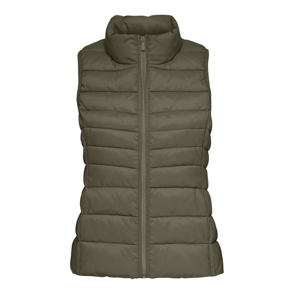 

Куртка Only Down Newclaire Sleeveless, зеленый