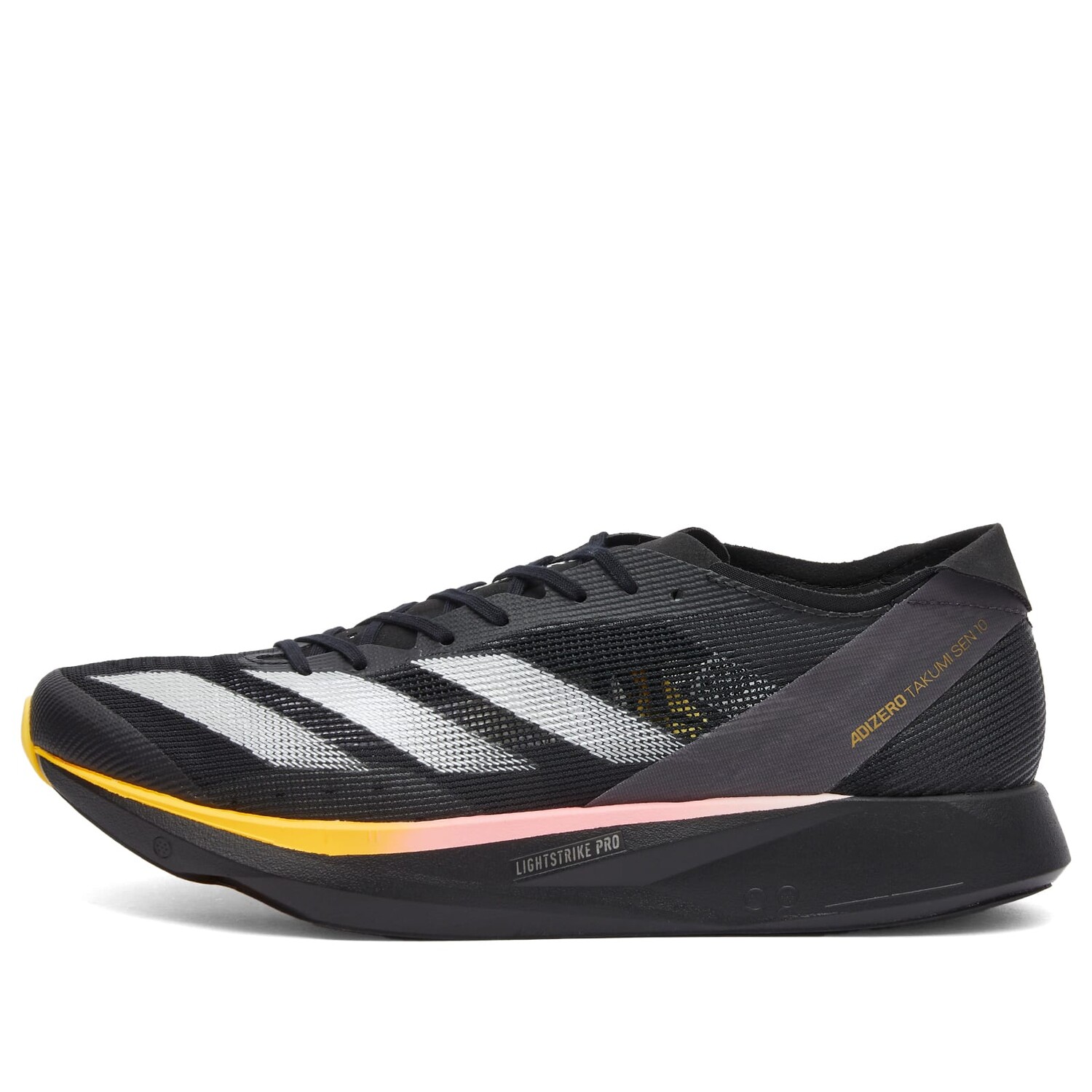 

Кроссовки Adidas Adizero Takumi Sen 10 M, цвет Core Black, Zero Met & Spark
