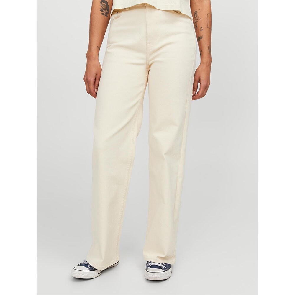 

Брюки Jack & Jones Aja Stra JJXX High Waist, бежевый