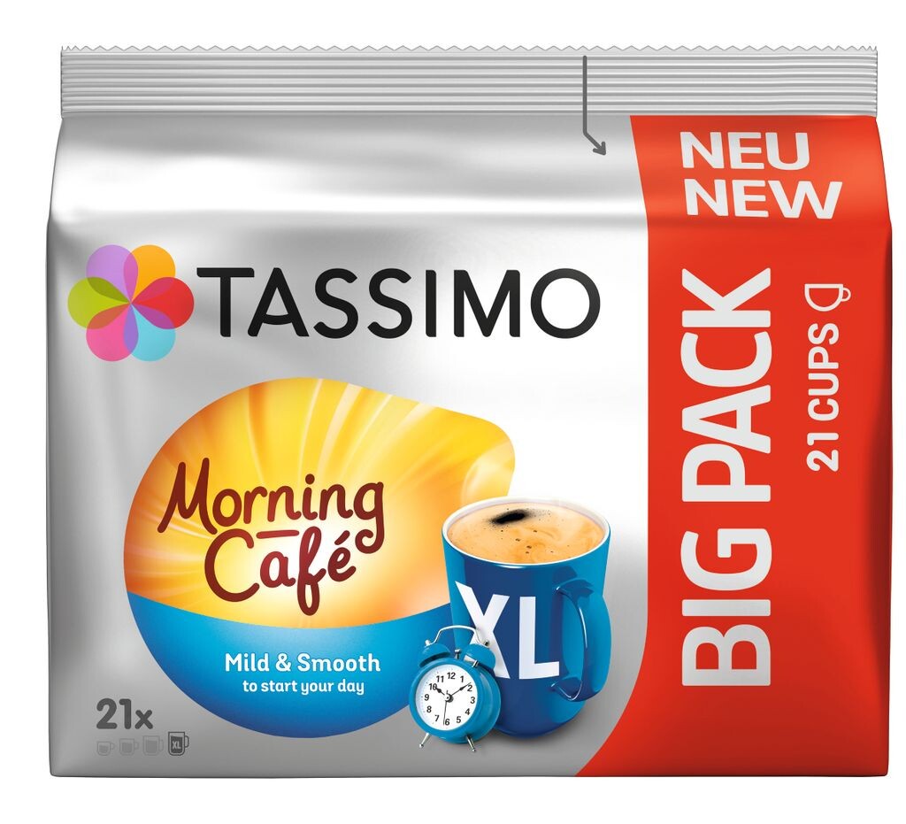

TASSIMO Morning Café XL Mild & Smooth, кофейные капсулы XL, 21 шт. Jacobs